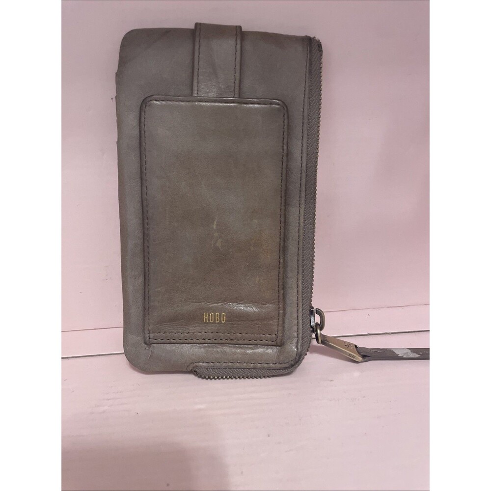 Hobo Carte Leather Wallet Card Holder Wallet Zip Around Bag